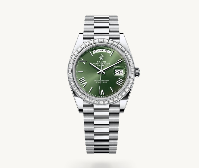 Rolex Day-Date 40 Platinum Diamond Oyster 40mm M228396TBR-0020